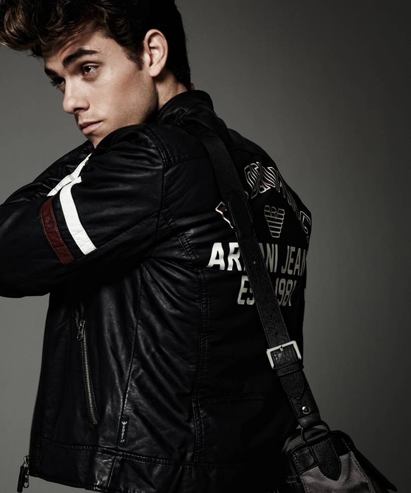 Textured vegan leather moto Jacket